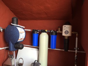 Wasserfilter-Installation